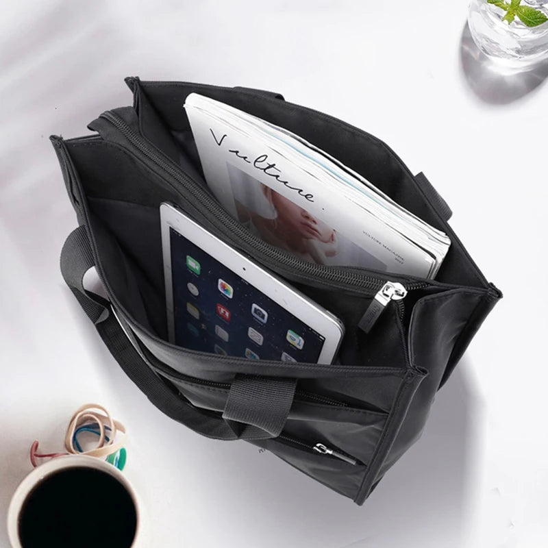 Men's Business Bag Waterproof Nylon Travel Crossbody Handbag