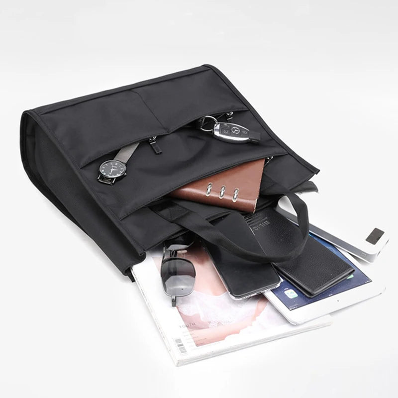 Men's Business Bag Waterproof Nylon Travel Crossbody Handbag