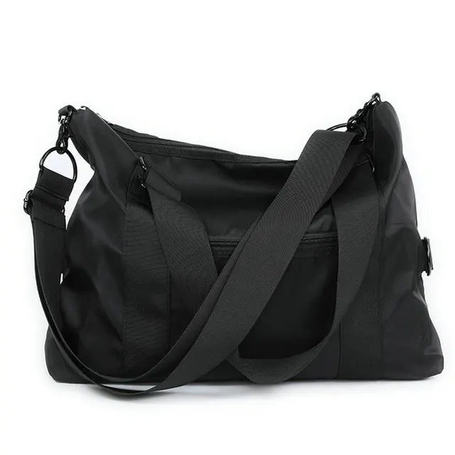 Men's Nylon Travel Bag Large Capacity Luggage Lightweight Shoulder Tote