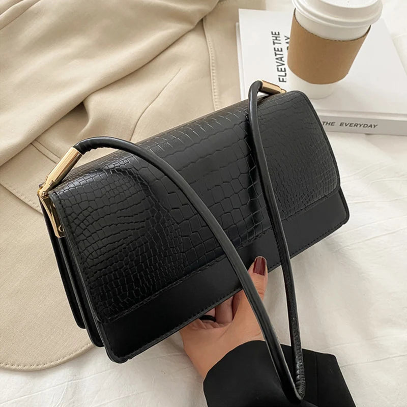 Soft Pu Leather Totes for Women Vintage Shoulder Bag Clutch Handbags