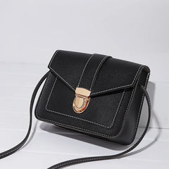 Yellow Mini PU Leather Messenger Bag for Girl
