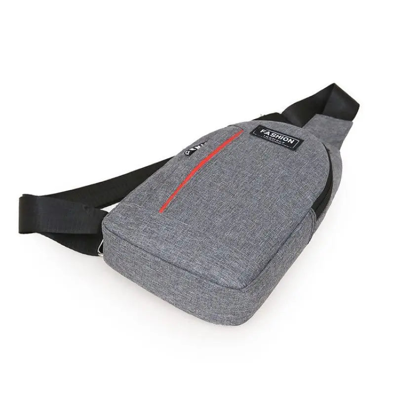 Men's Anti-theft Crossbody Bag with USB Charging