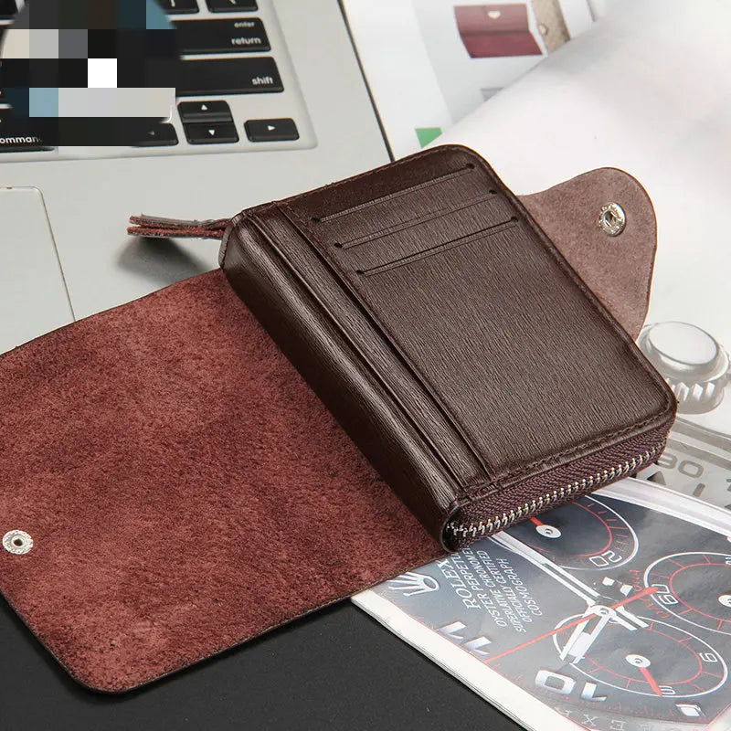 Arrival Men's Wallets Pu Leather Short Wallet High Male Cash Purses Clutch Boy C
