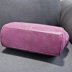 Winter Women Shoulder Bag Nubuck Leather Handbag Vintage Women Bag
