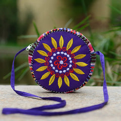 Autumn Woman Bag Embroidery Small Square Bag Ethnic Outdoor