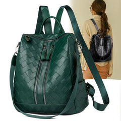 Leather Backpack Women Shoulder Bags School Bags for Girls Bagpack Mochila Sac