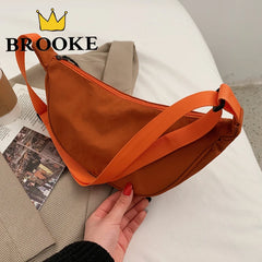 Mini Shoulder Bag High Messenger Bag Small Handbag Lady Solid Hobos Bag