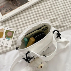 Canvas Small Fresh Ladies One-shoulder Diagonal Bag Multifunctional
