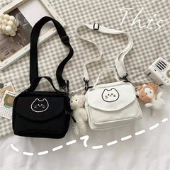 Canvas Small Fresh Ladies One-shoulder Diagonal Bag Multifunctional
