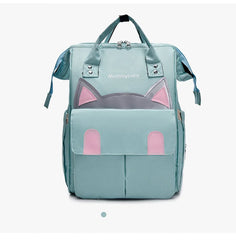 Cartoon Cat Mommy Maternity Backpack Large Capacity Waterproof Mummy Bag