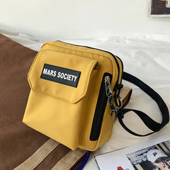 Casual Daily Carry Shoulder Bags Nylon Flap Women Crossbody Messenger Phone Pack