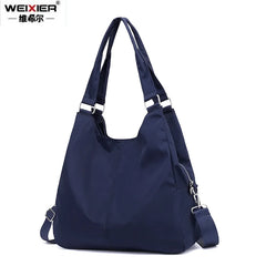 Casual Waterproof Nylon Shoulder Bag Big Tote Messenger Bags
