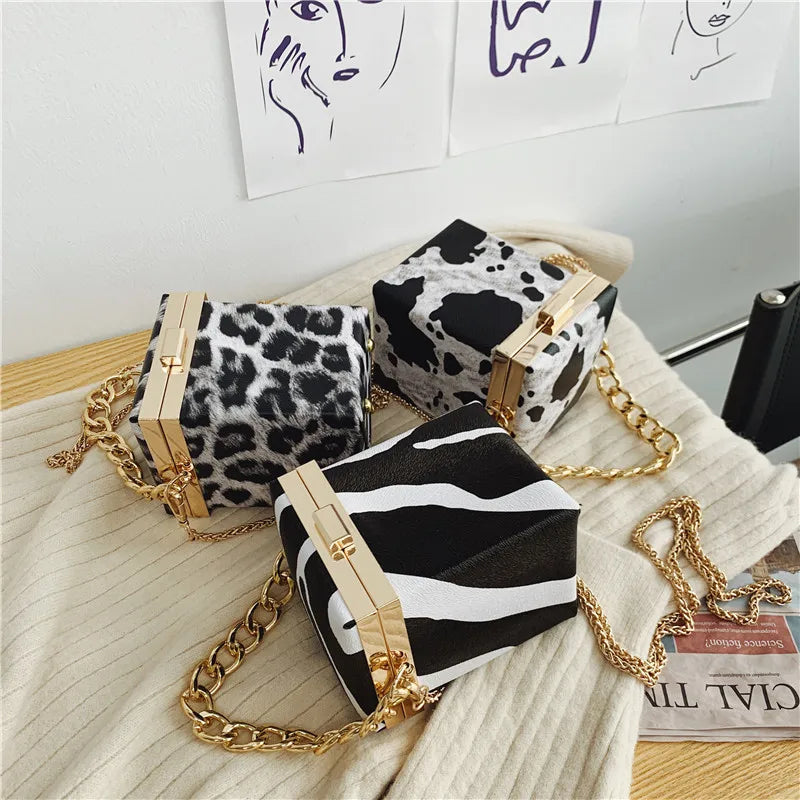 Chain Messenger Clip Shoulder Summer Bag Box Handbags High Women Bags