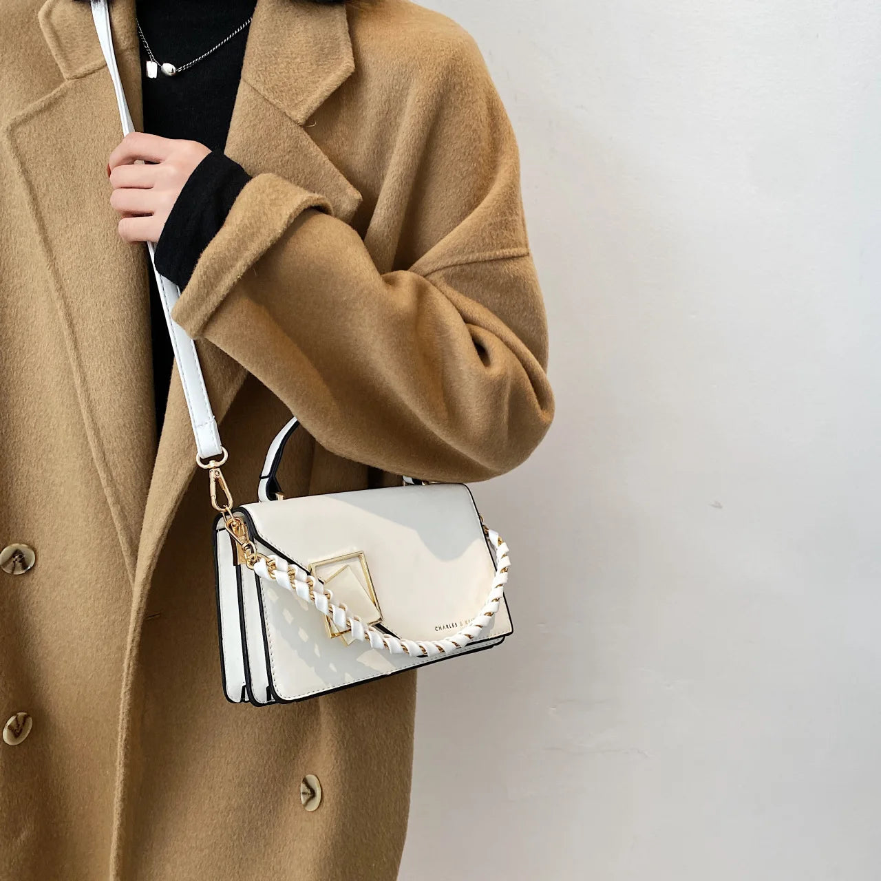Women's Pu Leather Shoulder Crossbody Bag And Purses