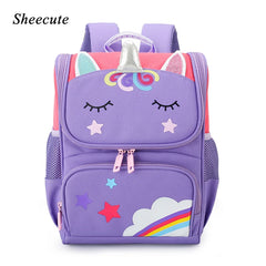 Kids Backpack Kindergarten School Bags Boys Girls Waterproof Cartoon Bags