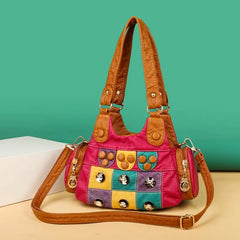 Rivet Soft PU Leather Women Handbag Women Bags Female Shoulder Tote bag