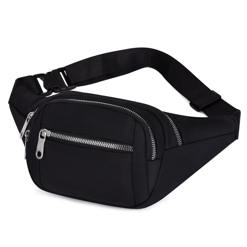 Multi-Pocket Waist Bag Travel Crossbody Chest Hip Bag