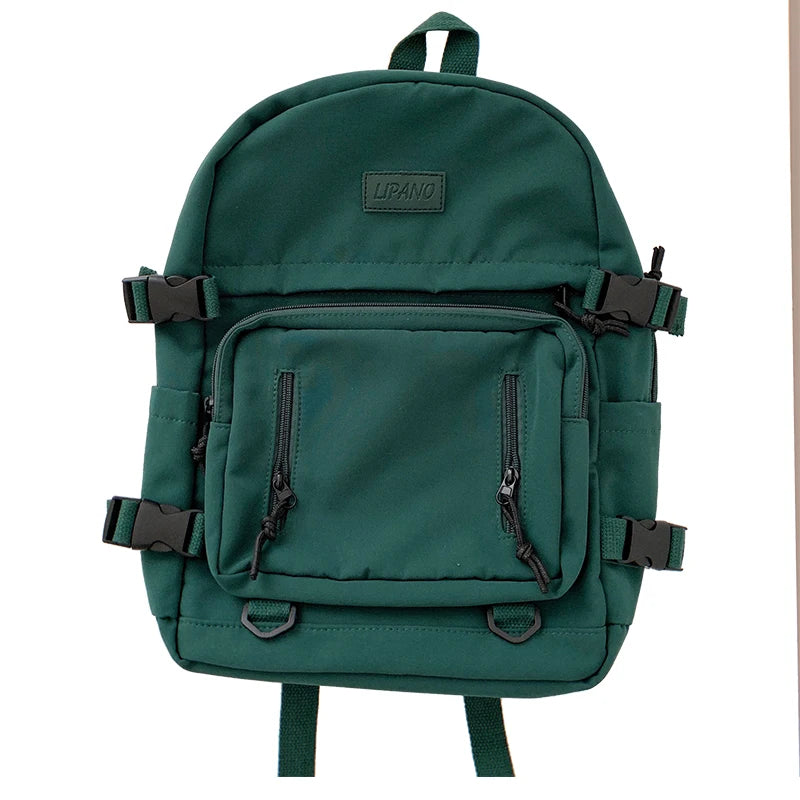 Canvas Women Travel Backpack Shoulder Bag School Bag for Teenager Girls