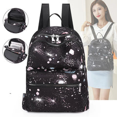 Women Shoulder Bag Oxford Cloth School Bag For Teenage Girl