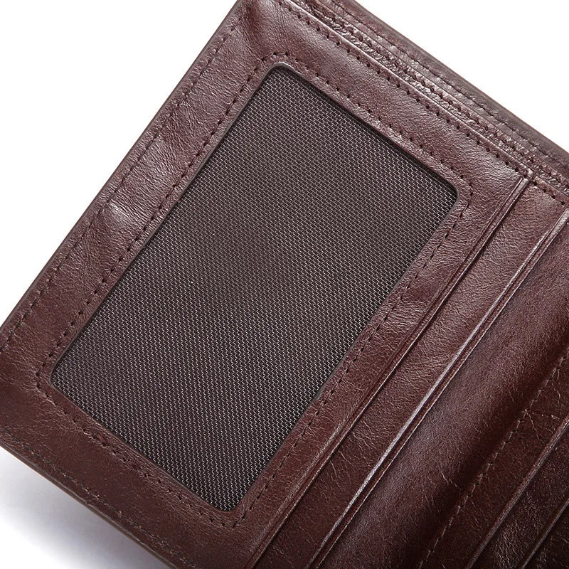 Men's Short Wallets High Quality Leather Clutch