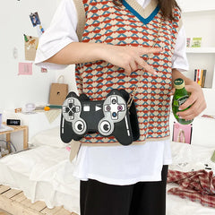 Funny Sequin Game Console Chain Bag 3D Handle Shape Female Bag