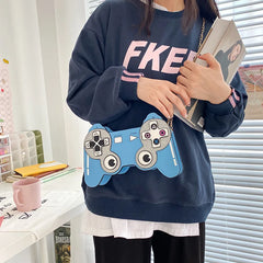 Funny Sequin Game Console Chain Bag 3D Handle Shape Female Bag
