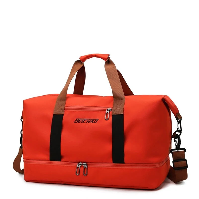 Women's High Quality Cross Travel Bags Large Capacity Waterproof Storage Bag