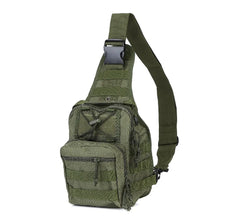 Men's Camo Chest Bag Nylon Crossbody Messenger Pack