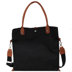 Canvas Shoulder Bag Tote - Large Capacity