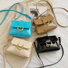 Luxury PU Leather Shoulder Bags Women Flap Crossbody Messenger Bag