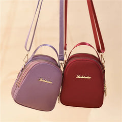 Mini Crossbody Shoulder bag Candy Portable Women's Phone Purse Zipper