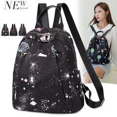 Anti-theft Backpack Oxford Cloth Shoulder Bag Large Capacity for Teen Girls