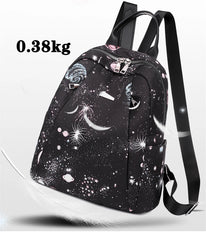 Anti-theft Backpack Oxford Cloth Shoulder Bag Large Capacity for Teen Girls