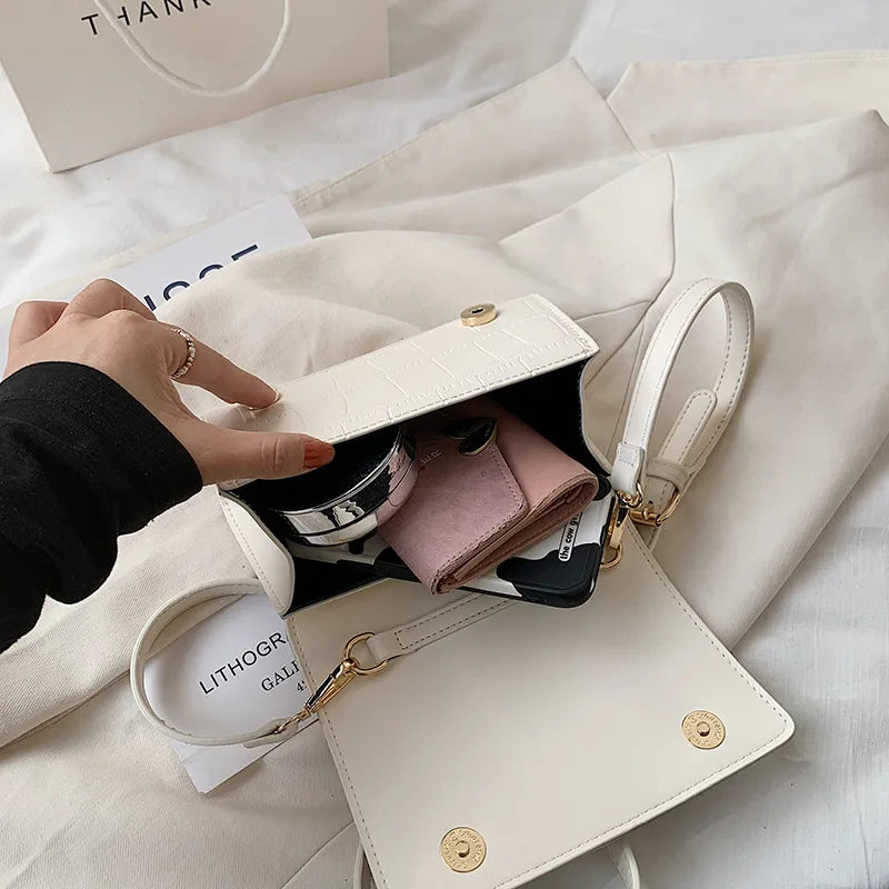 One Shoulder Small Square Bag Women's Messenger Bag