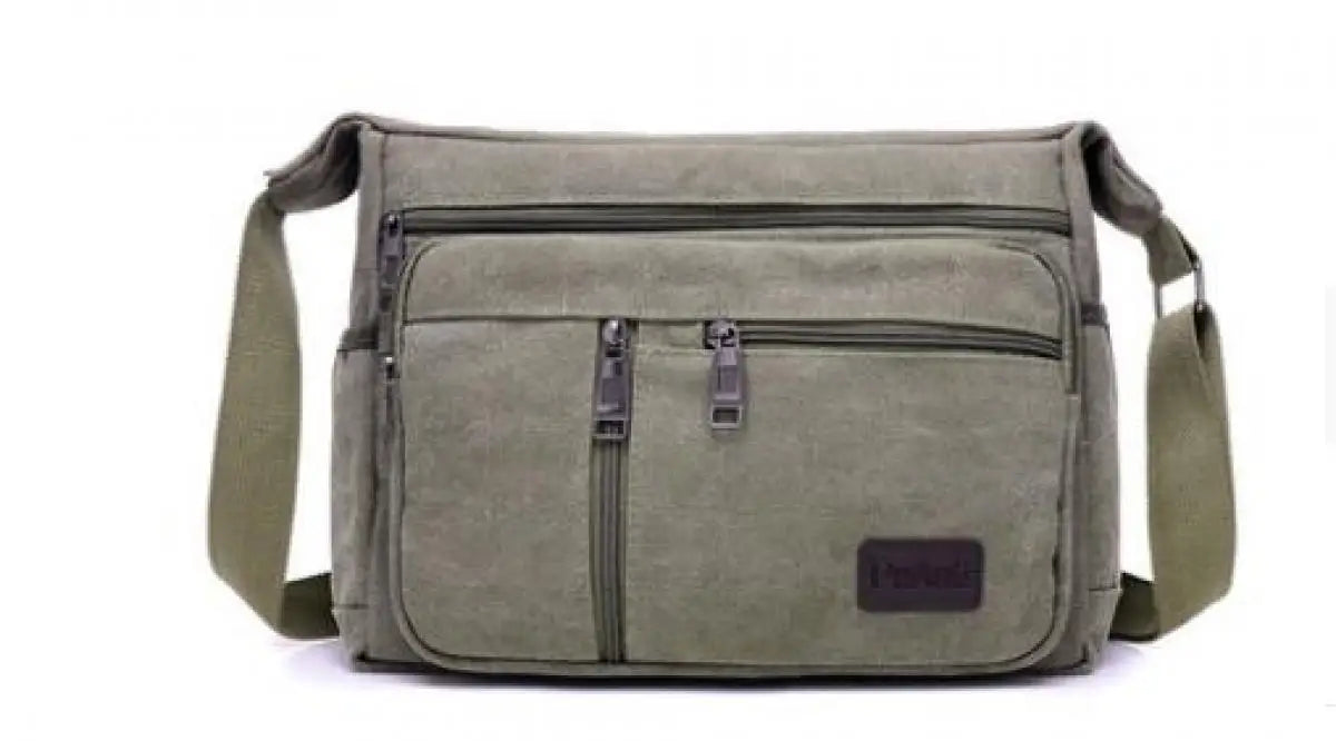 Retro Casual Canvas Shoulder Bag Unisex Single Shoulder Messenger