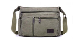 Retro Casual Canvas Shoulder Bag Unisex Single Shoulder Messenger