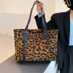 Women's Large Capacity Faux Leather Shoulder Bag
