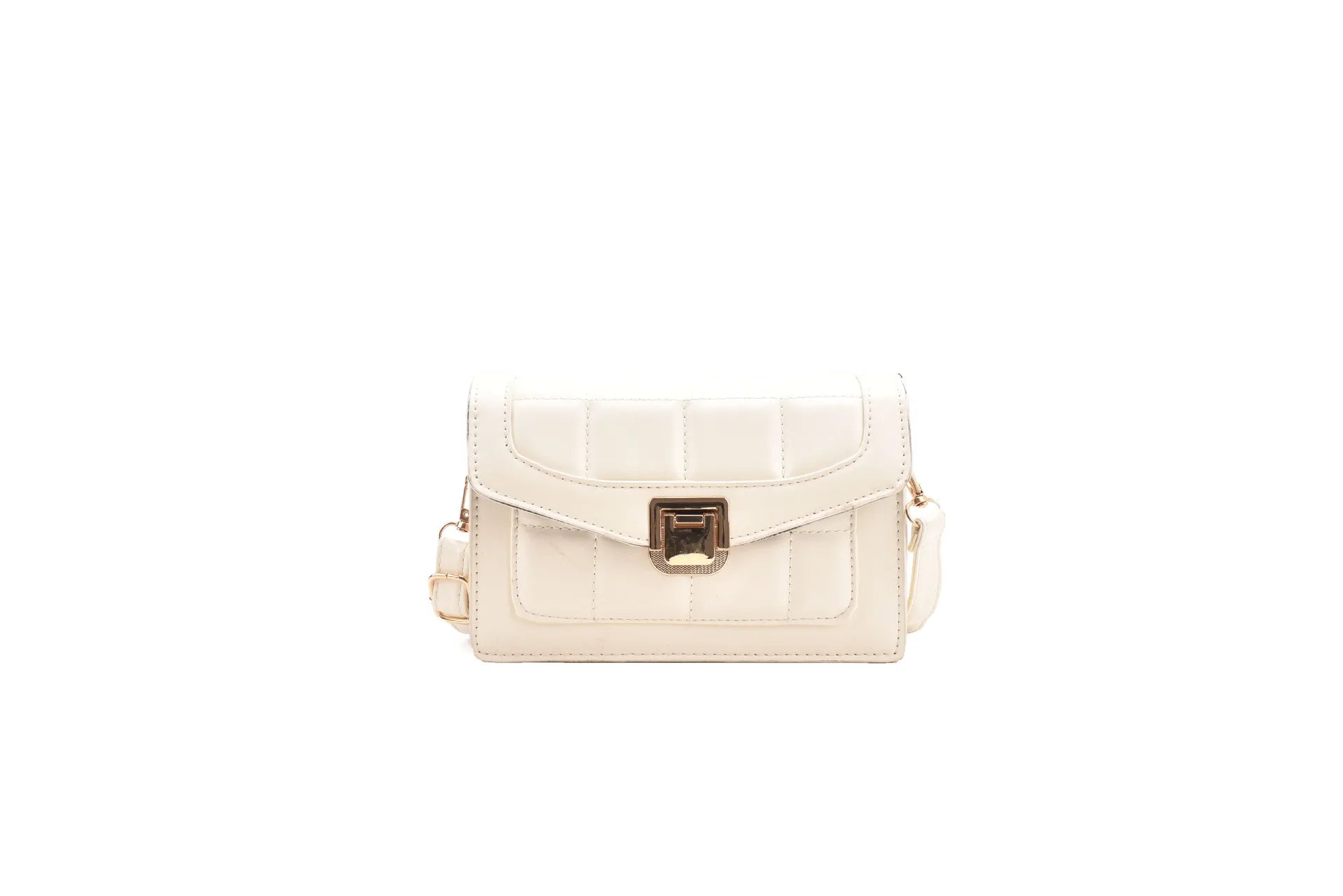 Women's PU Leather Shoulder Bag Small Square Daily Messenger Bag