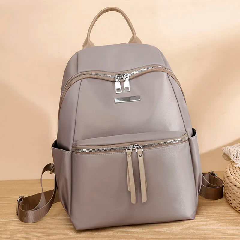 Women Backpack High Female Oxford Cloth School Bag for Teenager Girls