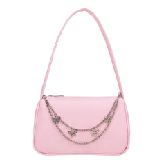 Women Butterfly Chain Underarm Shoulder Bags Casual Small Handbags