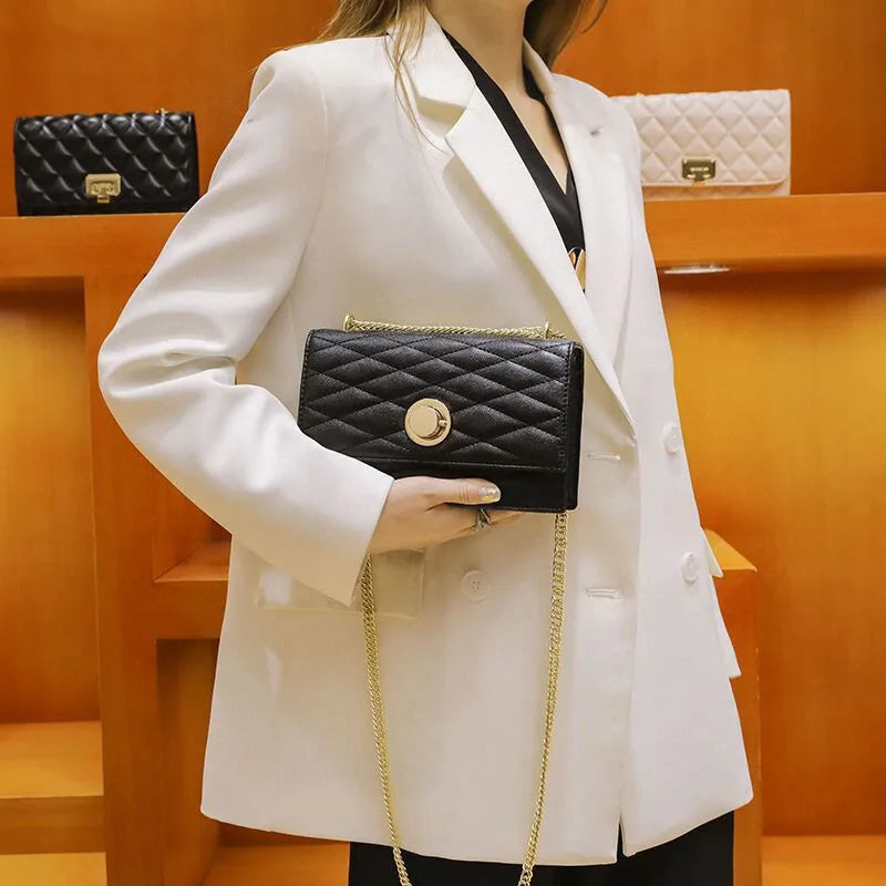 Women Shoulder Bag Ladies Jelly Chain Bag Women's Rainbow PVC Bag