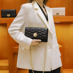 Women Shoulder Bag Ladies Jelly Chain Bag Women's Rainbow PVC Bag