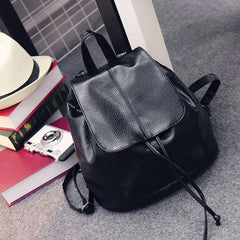 Women's Mini PU Leather Backpack Bagpack Small Travel Bags