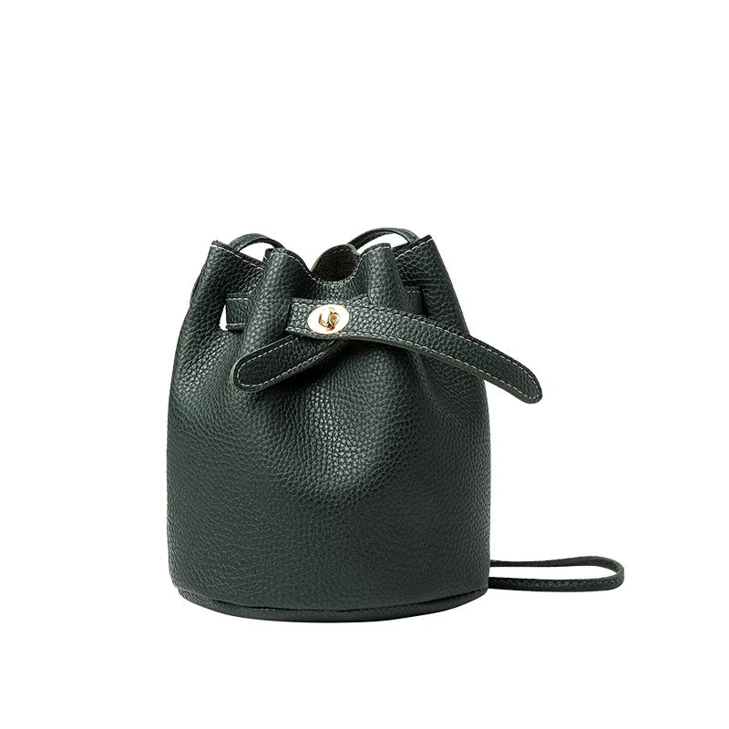 Lychee Pattern Vintage Messenger Bag Crossbody Bag Tote