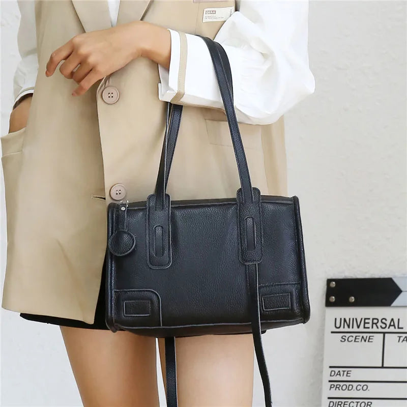 Women Messenger Bag Leather Crossbody Shoulder Handbag