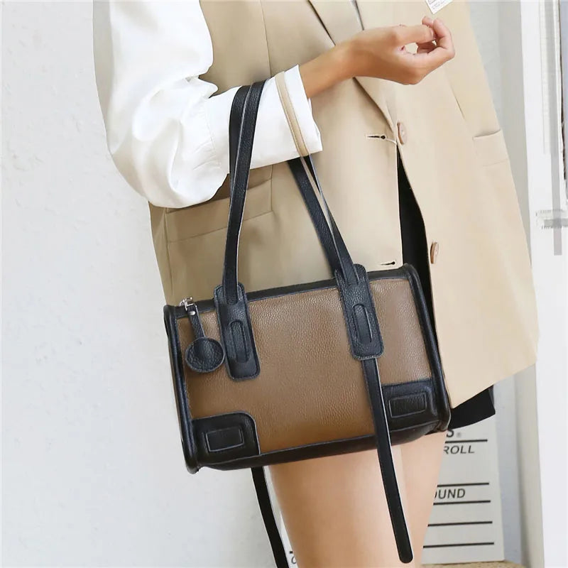 Women Messenger Bag Leather Crossbody Shoulder Handbag