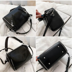 Leather Crossbody Shoulder Bag Women Messenger Bags Bucket Bag Handbags