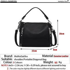 Leather Crossbody Shoulder Bag Women Messenger Bags Bucket Bag Handbags