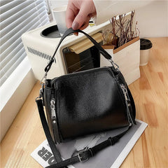 Leather Crossbody Shoulder Bag Women Messenger Bags Bucket Bag Handbags