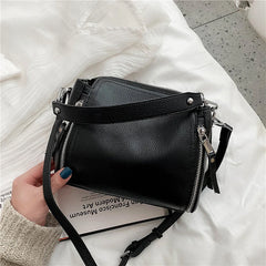Leather Crossbody Shoulder Bag Women Messenger Bags Bucket Bag Handbags